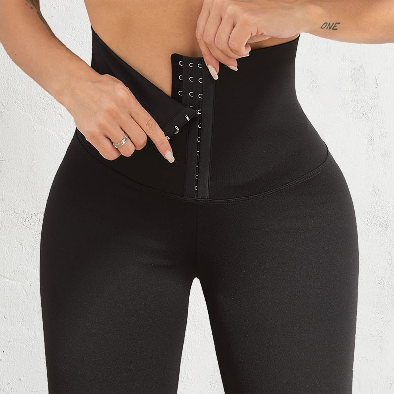 Leggings corset fitness taille haute